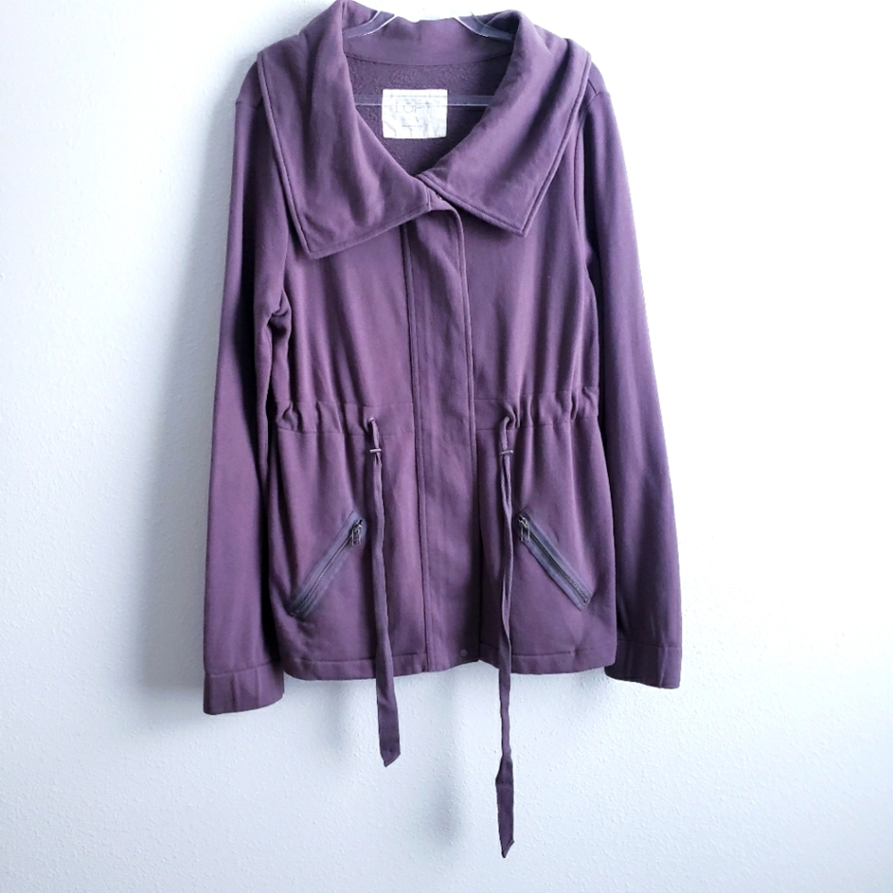 Ann Taylor Purple Utility Jacket